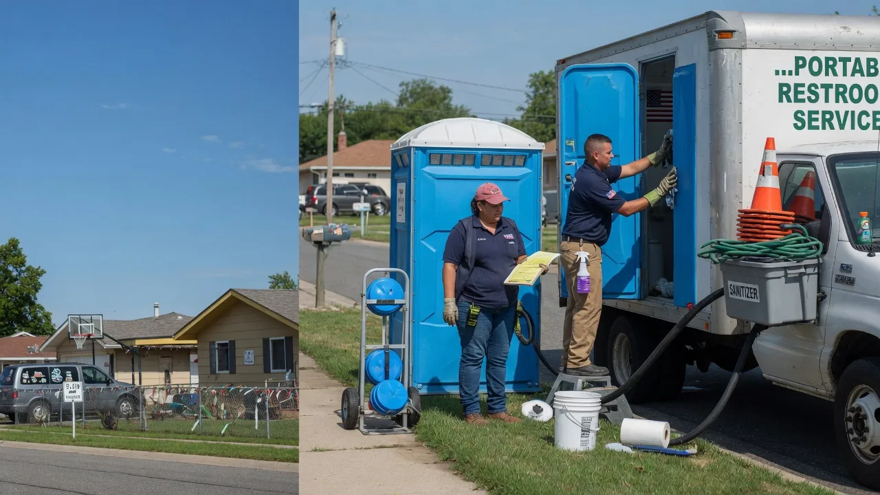Portable Toilet Rental in Emden, IL near me